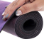 Коврик для йоги Замшевый Record FI-5662-37 размер 183x61x0,3см с принтом Мироздание фиолетовый-сиреневый 3