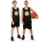 Форма баскетбольная детская NB-Sport NBA GOLDEN STATE WARRIORS BA-9963 S-2XL черный-желтый 0