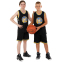Форма баскетбольна дитяча NB-Sport NBA GOLDEN STATE WARRIORS BA-9963 S-2XL чорний-жовтий 11