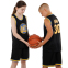 Форма баскетбольная детская NB-Sport NBA GOLDEN STATE WARRIORS BA-9963 S-2XL черный-желтый 12