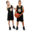 Форма баскетбольная детская NB-Sport NBA GOLDEN STATE WARRIORS BA-9963 S-2XL черный-желтый 13