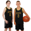Форма баскетбольная детская NB-Sport NBA JAMES 6 BA-9967 S-2XL черный-желтый 0