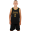 Форма баскетбольная детская NB-Sport NBA JAMES 6 BA-9967 S-2XL черный-желтый 1