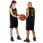 Форма баскетбольная детская NB-Sport NBA JAMES 6 BA-9967 S-2XL черный-желтый 11