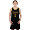 Форма баскетбольная детская NB-Sport NBA JAMES 6 BA-9967 S-2XL черный-желтый 13