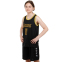 Форма баскетбольная детская NB-Sport NBA JAMES 6 BA-9967 S-2XL черный-желтый 14
