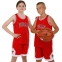 Форма баскетбольная детская NB-Sport NBA BULLS BA-9968 S-2XL красный-белый 0