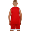 Форма баскетбольна дитяча NB-Sport NBA BULLS BA-9968 S-2XL червоний-білий 2
