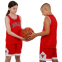 Форма баскетбольная детская NB-Sport NBA BULLS BA-9968 S-2XL красный-белый 8