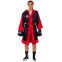 Халат боксерский с капюшоном TWINS FTR-3 M-XL черный-красный 17
