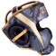 Шлем боксерский с полной защитой Zelart BO-2529 S-XL черный-золотой 0