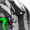 Мотошолом інтеграл (full face) зі знімним утеплювачем Tanked Racing T159 MONSTER L-XL чорний-червоний-зелений 4