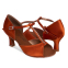 Обувь для бальных танцев женская Латина Zelart OB-2047-BZ размер 35-40 бронзовый 1