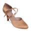 Обувь для бальных танцев женская Латина с закрытым носком F-Dance LD6001-BG размер 36-41 бежевый 0