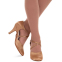 Обувь для бальных танцев женская Латина с закрытым носком F-Dance LD6001-BG размер 36-41 бежевый 5