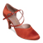Обувь для бальных танцев женская Латина с закрытым носком F-Dance LD6001-BZ размер 36-41 бронзовый 0