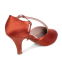 Обувь для бальных танцев женская Латина с закрытым носком F-Dance LD6001-BZ размер 36-41 бронзовый 2