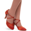 Обувь для бальных танцев женская Латина с закрытым носком F-Dance LD6001-BZ размер 36-41 бронзовый 4