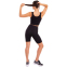 Комплект спортивный женский (шорты и топ) STIM Лорелина CO-3795 XS-M черный 4