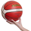 Мяч баскетбольный PU №7 MOLTEN B7G3360 оранжевый 5