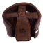 Шлем боксерский с полной защитой кожаный HAYABUSA KANPEKI VL-5781 M-XL коричневый 1