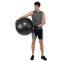 М'яч для фітнесу фітбол масажний Zelart FI-9929-65 65см чорний 3