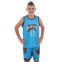 Форма баскетбольна дитяча NBA клуб Vancouver Grizzlies 12 BA-9832 S-2XL блакитний 4