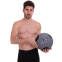 М'яч медичний медбол Zelart Medicine Ball FI-2620-10 10кг сірий-чорний 4