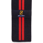 Коленные бинты для приседаний Zelart TA-2646 2шт черный-красный 7