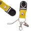 Шнурок для ключів на шию DUNLOP SP-Sport M-4559-25 50см жовтий-чорний 1