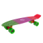 Скейтборд Пенні Penny FISH COLOR SK-402-1 зелений-фіолетовий-червоний 0