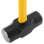 Кувалда стальная для кроссфита и функциональных тренировок HAMMER Zelart TA-9635-16LB 16LB (7,3кг) черный-желтый 4