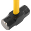 Кувалда стальная для кроссфита и функциональных тренировок HAMMER Zelart TA-9635-18LB 18LB (8,2кг) черный-желтый 4