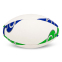 М'яч для регбі SOCCER STAR R-5342-4 №4 білий-фіолетовий-салатовий 2