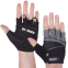 Перчатки для фитнеса и тренировок Zelart SB-161576 S-XXL черный-серый 0