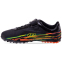 Сороконіжки взуття футбольне на липучці OWAXX DDB22032-1-1 розмір 31-35 чорний-салатовий-червоний 2