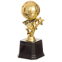 Награда спортивная SP-Sport Футбольный мяч JZ-19841-F золотой 1