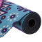 Коврик для йоги Замшевый Record FI-5662-56 размер 183x61x0,3см голубой-розовый 1