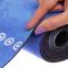 Килимок для йоги Замшевий Record FI-5662-57 розмір 183x61x0,3см синій 2