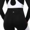 Комбинезон спортивный женский для фитнеса йоги и тренажерного зала V&X Y26-5516 S черный-белый 7