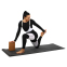 Комбинезон спортивный женский для фитнеса йоги и тренажерного зала V&X Y26-5516 S черный-белый 18