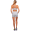 Костюм спортивный женский для фитнеса и тренировок шорты и топ V&X WX1179-DK1178 S-L цвета в ассортименте 15