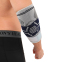 Налокотник спортивний еластичний з фіксуючим ременем STOLL LL-1008 M-XL 1шт сірий 2