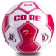 М'яч футбольний CORE ATROX CRM-054 №5 PVC білий-червоний 0