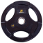Блины (диски) обрезиненные Zelart TA-2673-15 51мм 15кг черный 0