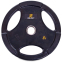 Блины (диски) обрезиненные Zelart TA-2673-25 51мм 25кг черный 0