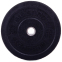 Блины (диски) бамперные для кроссфита Zelart Bumper Plates TA-2676-20 51мм 20кг черный 0