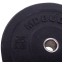 Блины (диски) бамперные для кроссфита Zelart Bumper Plates TA-2676-25 51мм 25кг черный 2