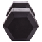 Гантель цельная шестигранная Zelart TA-2679-40 1шт 40кг черный 1