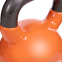 Гиря чавунна з вініловим покриттям Zelart TA-5161-20 вага 20кг помаранчевий 4